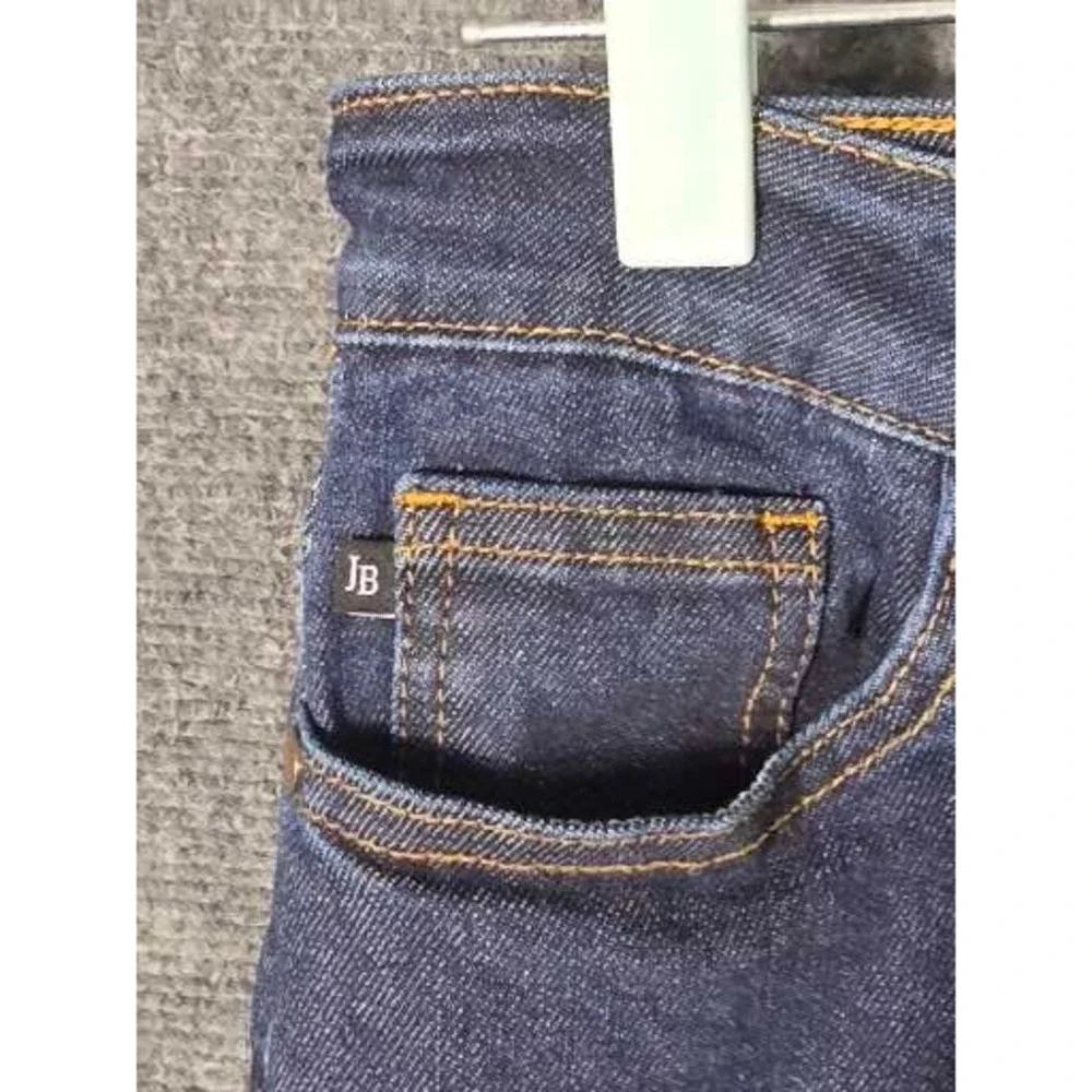 Judy Blue Slim Bootcut Jeans Dark‎ Wash Raw Hem Stretch Denim 3/26 JB88359 Boho